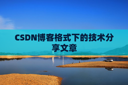 CSDN博客格式下的技术分享文章
